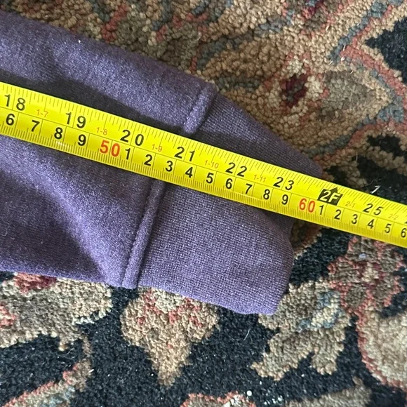 Carhartt Women's Dark Purple Hoodie - Picture 7 of 10